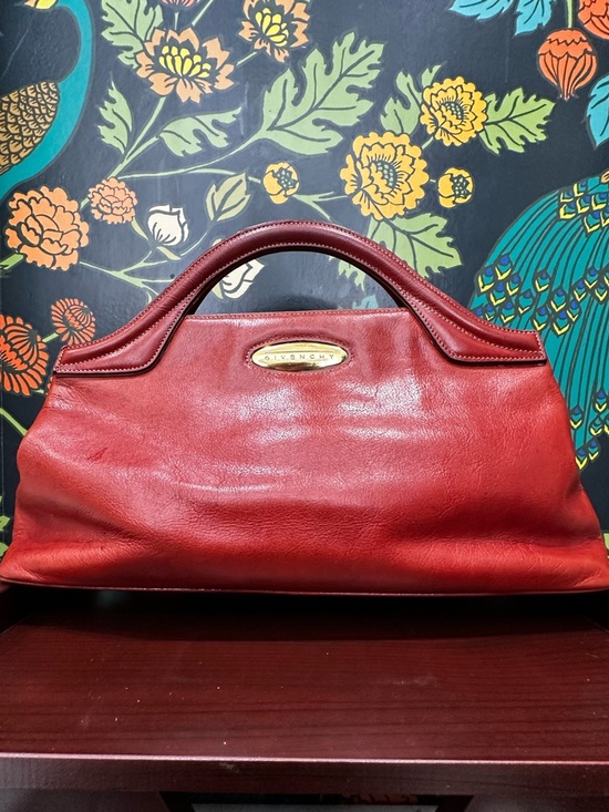 Givenchy SACS Cognac Brown Leather Top Handle Bag - Picture 4 of 13